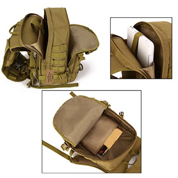 ArcEnCiel Tactical Backpack 6 ArcEnCiel Tactical Backpack Military Army 3 Day Assault Pack - Rain Cover Included