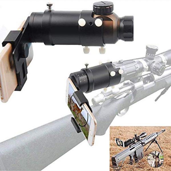MUJING Rifle Scope 1 MUJING Rifle Scope Adapter Smartphone Mounting System- Smart Shoot Scope Mount Adapter - Display and Record The Discovery