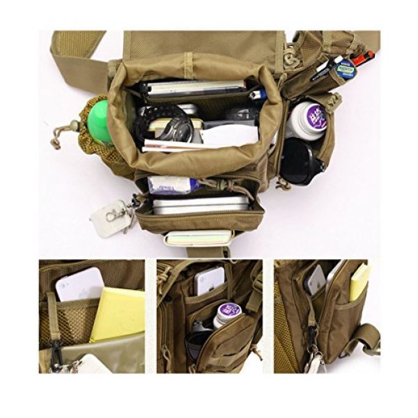 Klau Tactical Backpack 7 Klau Outdoor Sport Military Women and Men's Multi-Functional Tactical Messenger Shoulder Bag