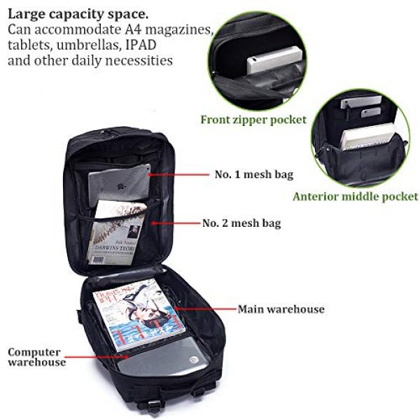 MilSurplus Tactical Backpack 6 Military Tactical Backpack for Men 40L Large Hiking Rucksack Pack Army Molle Bag for Hunting Travel Camping School