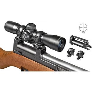 BARSKA Rifle Scope 1 BARSKA 4x32 Compact Contour Riflescope, Black