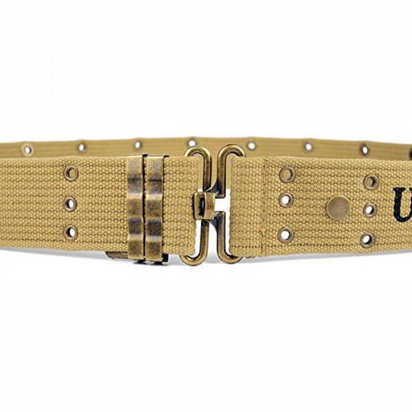 SMONT Tactical Belt 3 SMONT Repro WW2 US Army M36 Pistol Belt Tactical WWII M1936 Webbing Belt Up to 42 Inches