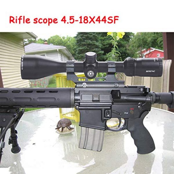 Berotoc Rifle Scope 6 Berotoc Rifle Scope 4.5-18x44SF/4x32/3-9x40/3-9x32EG Riflescopes Combo Optical Sight Tactical Illuminated Matte Black for Outdoors Sports Fitness Hunting Fishing