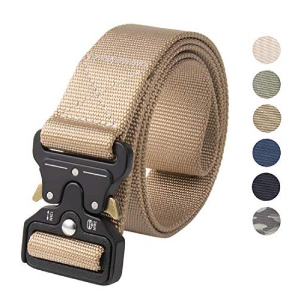 NcDe Tactical Belt 1 NcDe Tactical Military Molle Rigger Waist Belt with Heavy-Duty Quick-Release Buckle, Security Military Duty Utility Belt, Law Enforcement Belt, Camping, Hunting, Sports and Outdoor