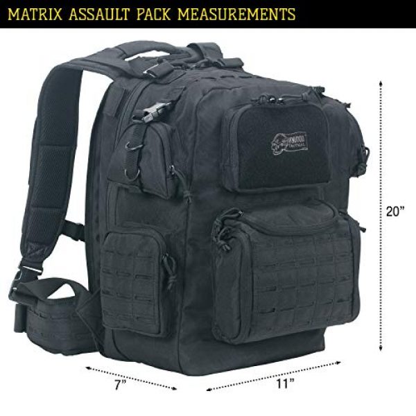 VooDoo Tactical Tactical Backpack 5 VooDoo Tactical Men's Matrix Pack, Black