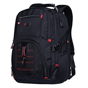 YuHeng Tactical Backpack 1 YuHeng Extra Large Backpack for Men, Water Resistant Travel Business Hiking Backpacks with USB Charging Port fits 17 Inch Laptop