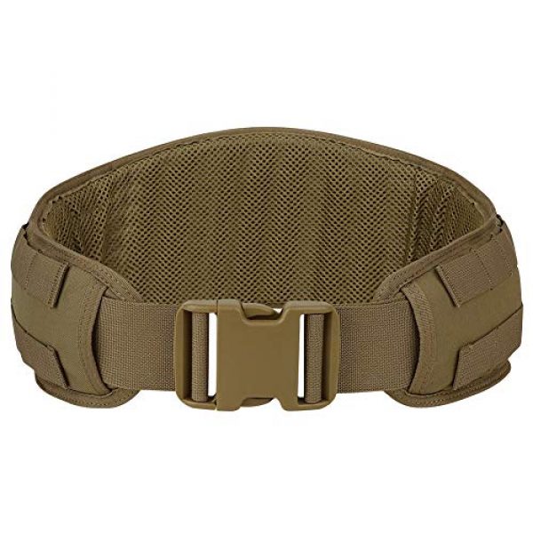 KRYDEX Tactical Belt 1 KRYDEX Men's Tactical Belt MOLLE Padded Patrol Belt with Mesh Lining for Shooting Airsoft Wargame Paintball Hunting