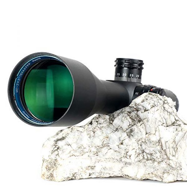 ohhunt Rifle Scope 4 ohhunt FFP 4.5-18X44 SFIR First Focal Plane Hunting Optical Riflescopes Side Parallax R/G Glass Etched Reticle Lock Reset Scope