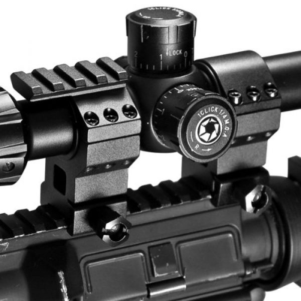 BARSKA Rifle Scope 2 BARSKA Tactical Riflescope Rings (30mm High)