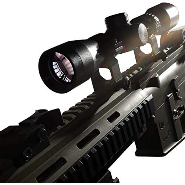 Dandelion Rifle Scope 2 Dandelion 4x32 Compact Rifle Scope,Reticle Crosshair Scope with 0.79inch(20mm) Free Mounts