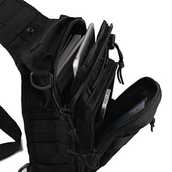 Novemkada Tactical Backpack 5 Tactical Shoulder Bag,1000D Outdoor Military Sling Daypack Backpack