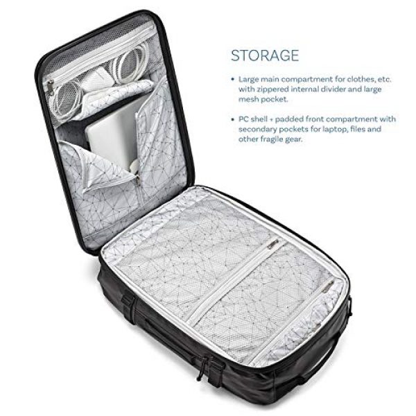 High Sierra Tactical Backpack 3 High Sierra OTC 35L Carry-on Weekender Suitcase Luggage - Ideal for Travel and Laptop Backpack