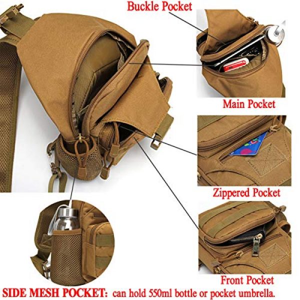 Ydmpro Tactical Backpack 5 Ydmpro Tactical Sling Bag, Chest Pack Molle Daypack Military Crossbody Shoulder Bags