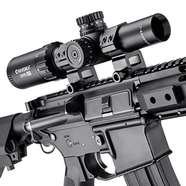 BARSKA Rifle Scope 1 BARSKA New Rifle Scope Red/Green Illuminated (1-4x24mm)
