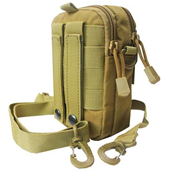 SUZBM Tactical Backpack 2 SUZBM Waist Bag, Crossbody Bag, Chest Bag, Wallet, Multifunctional Tool Bag, Suitable for Mobile Phone iPhone X 8 7 6 6s Plus