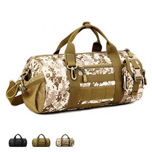 Tac Threads Tactical Backpack 1 Tac Threads Black Small Canvas Tactical Duffle Carry On Bag for Men and Women