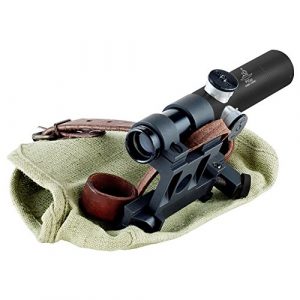Bering Optics Rifle Scope 1 BERING OPTICS Russian 3.5x20 PU Scope with Solid Steel Mosin-Nagant Rifle Mount, Black