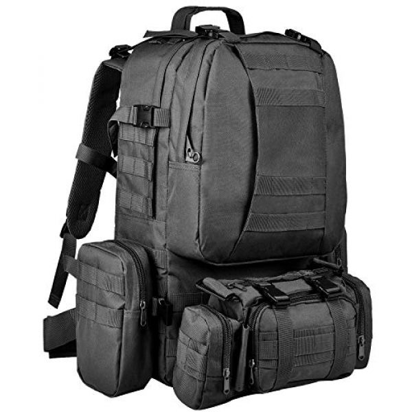CVLIFE Tactical Backpack 1 CVLIFE Military Tactical Backpack Army Assault Pack Built-up Molle Bag Rucksack