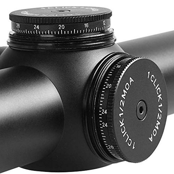 Blackhound Rifle Scope 4 Blackhound Optics Genesis 1-6x24 SFP MOA