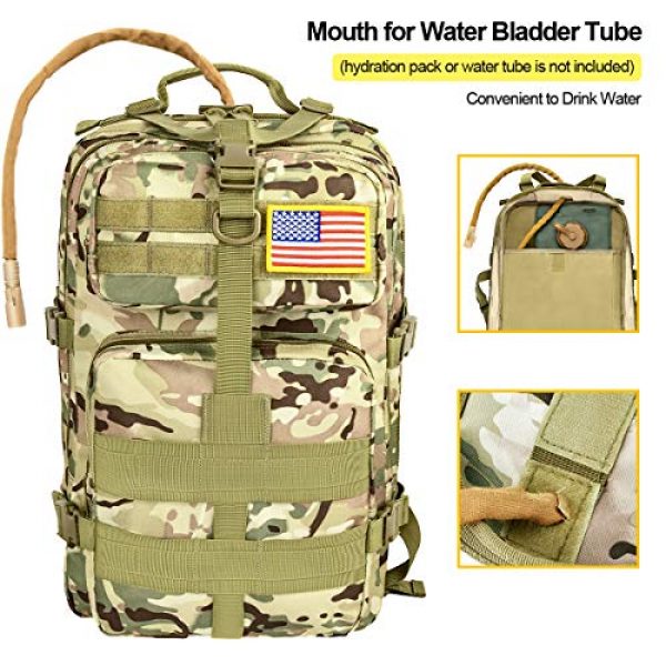 CVLIFE Tactical Backpack 3 CVLIFE Military Tactical Backpack Army 3 Day Assault Pack Molle Bag EDC Rucksack