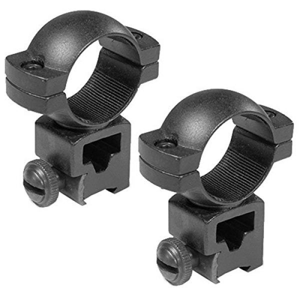 BARSKA Rifle Sight 1 BARSKA 1" High w/Peep Sight Dovetail/Airgun / .22 Style Ring