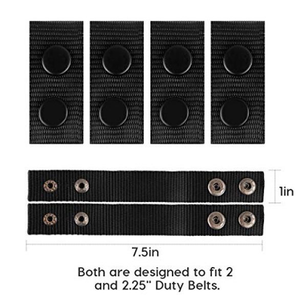Vanmor Tactical Belt 2 Vanmor Duty Belt Keeper with Double Snaps for Outdoor Sports Belt Fixing Wide Belt Security Tactical Belt Police Military Equipment Accessories