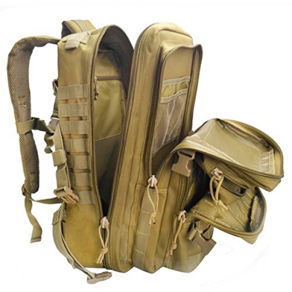WEDO Tactical Backpack 3 Tactical Backpack for Men, Large Black Military Army Molle Bag Tactical Backpacks