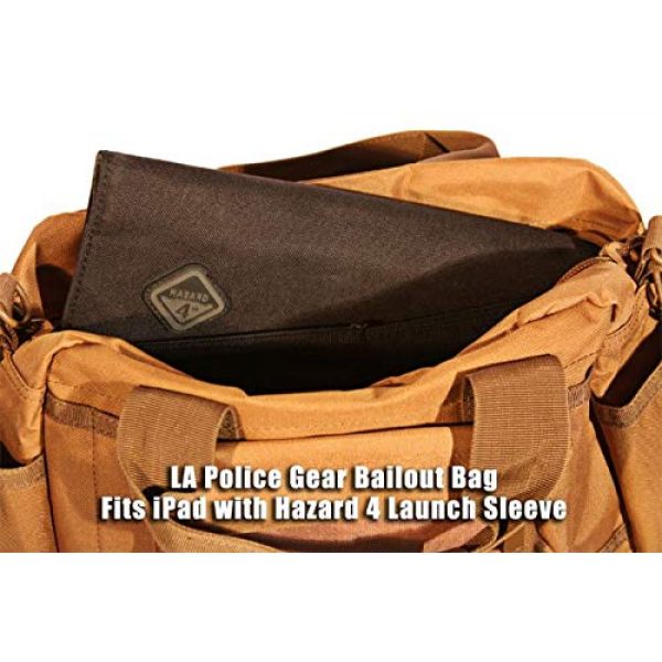LA Police Gear Tactical Backpack 4 LA Police Gear Tactical Nylon Bail Out Gear Range Bag