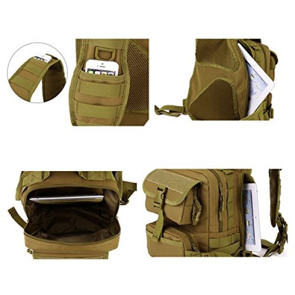 Huntvp Tactical Backpack 7 Huntvp Tactical Military Sling Pack Chest Daypack Molle Backpack Shoulder Bag