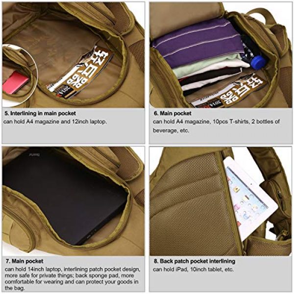 Huntvp Tactical Backpack 6 Huntvp Tactical Sling Backpack Military Daypack Molle Chest Shoulder Bag
