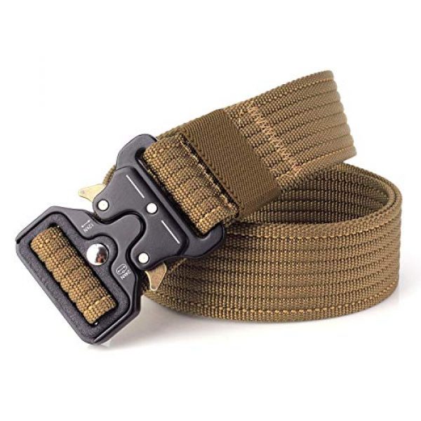 Scavengerurban Tactical Belt 2 Tactical Belt, Military Style, Outdoor, Fishing, Hunting Gear, Survival, Nylon Breathable for Riggers Mountaineers, Heavy-Duty, Quick-Release Metal Buckle All Wheather Everyday Carry