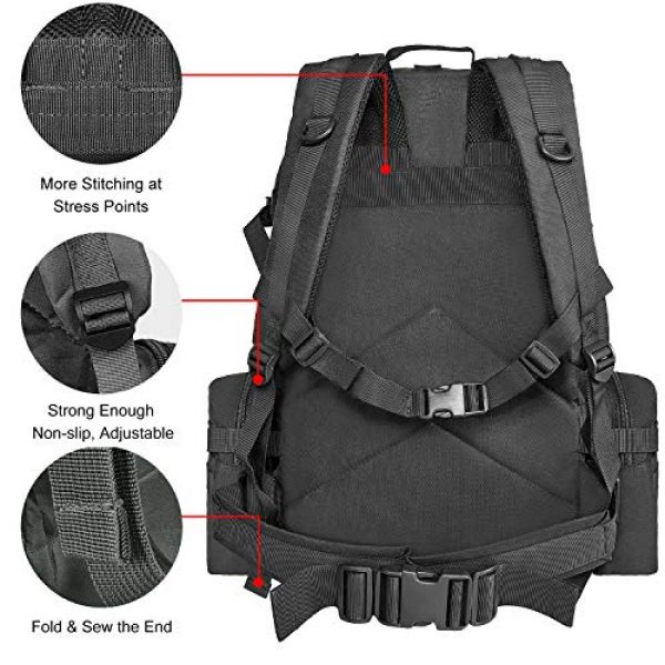 CVLIFE Tactical Backpack 4 CVLIFE Military Tactical Backpack Army Assault Pack Built-up Molle Bag Rucksack