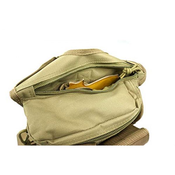 K-Cliffs Tactical Backpack 7 Rapid Deployment Push Pack Tactical Range Bag Responders Utility Sling Bags Tan