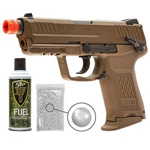 Wearable4U Airsoft Pistol 1 Wearable4U Elite Force H&K45CT GBB(VFC) Airsoft Pistol Green Gas BB Air Soft Gun with Bundle