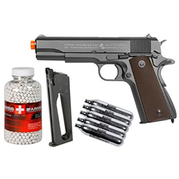 Colt Airsoft Pistol 1 colt 1911 co2 Metal blowback Airsoft Pistol, kit Airsoft Gun(Airsoft Gun)