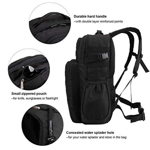TAIBID Tactical Backpack 5 TAIBID Military Tactical Backpack Water Resistant Large Army 3 Day Assault Pack Outdoors