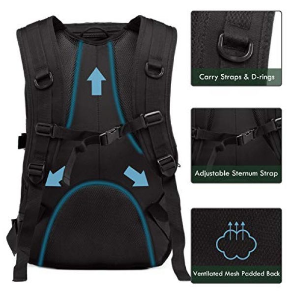 Supersun Tactical Backpack 4 Supersun Tactical Military Backpack Molle - 35L Tactical Backpack Laptop Rucksack Survival Bag Bugout Assault Pack