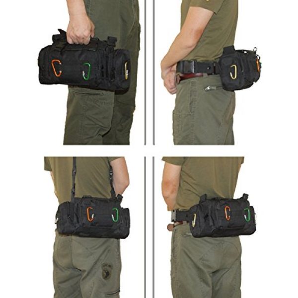 DOUN Tactical Backpack 7 DOUN Tactical Waist Bag Military Versatile Tactical Deployment Bag Hand Carry Bag Molle Waist Pack Camera Bags