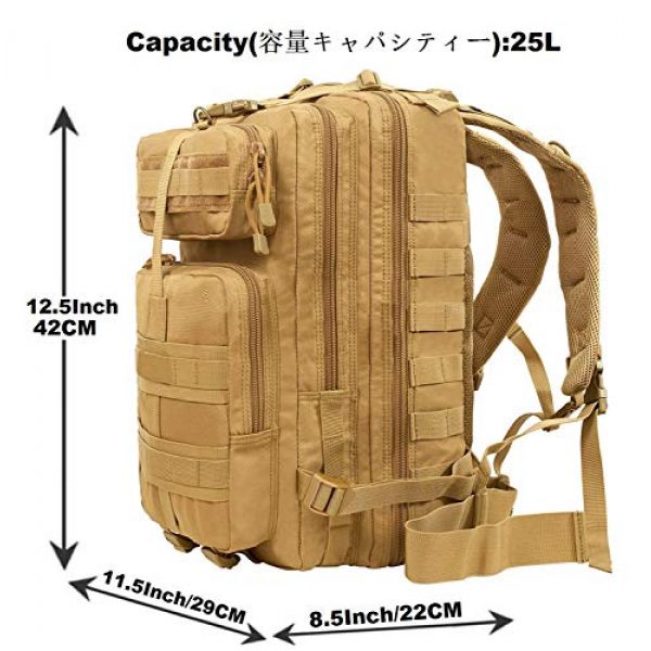 ATBP Tactical Backpack 3 ATBP Tactical Rucksack Backpack Military Hunting Hiking Daypack Large Army Molle Backpack