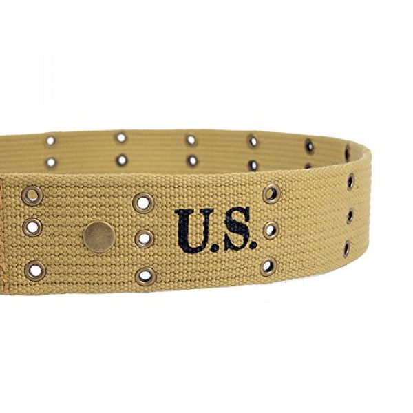 SMONT Tactical Belt 5 SMONT Repro WW2 US Army M36 Pistol Belt Tactical WWII M1936 Webbing Belt Up to 42 Inches