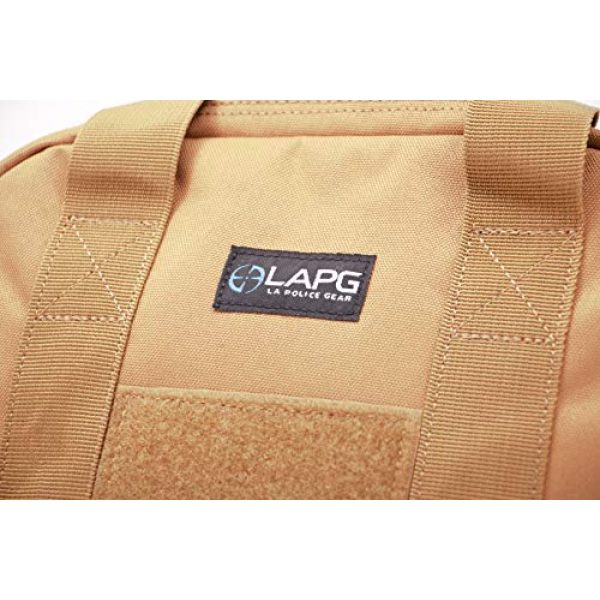 LA Police Gear Tactical Backpack 6 LA Police Gear Tactical Nylon Soft Pistol/Electronic Gear Case