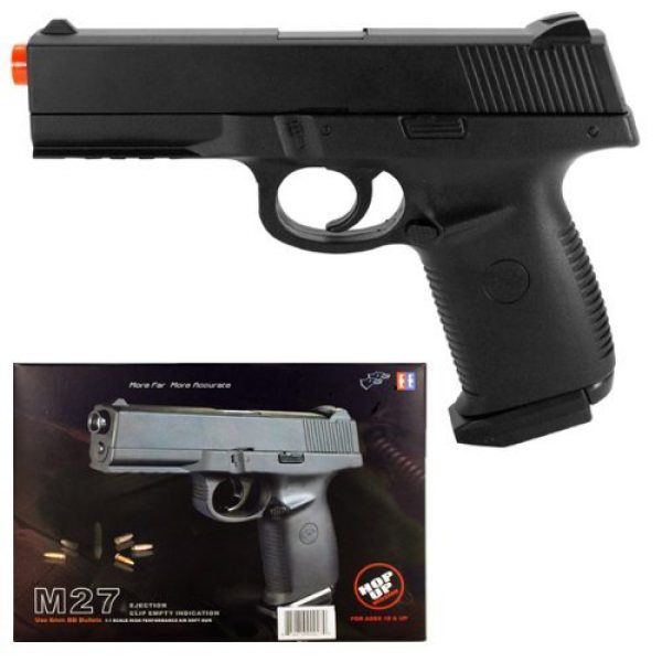 MilSim Airsoft Pistol 1 m27 spring airsoft black handgun gun 1 1 scale w/ bb's(Airsoft Gun)