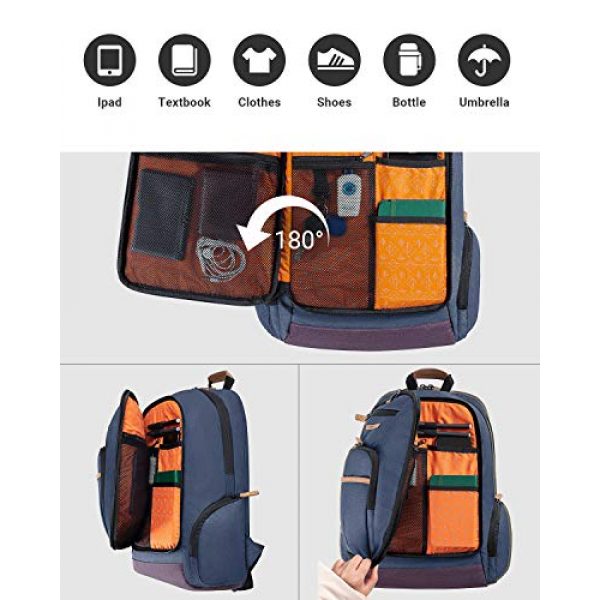 KingCamp Tactical Backpack 4 KingCamp Waterproof Laptop Backpack 17.3 inch for Women & Men Casual Daypack Backpack
