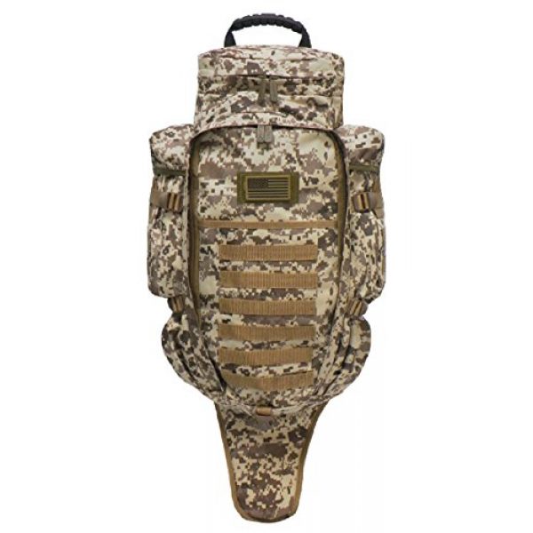 East West U.S.A Tactical Backpack 1 East West U.S.A RT538/RTC538 Tactical Molle Military Assault Rucksacks Backpack, Tan ACU