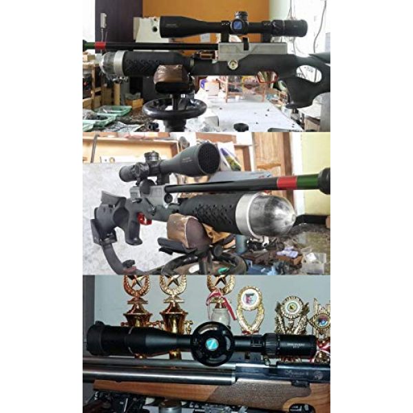 ApexHorizon Rifle Scope 7 ApexHorizon VT-T 6-24X50 SFVF Rifle Scope,Sniper Hunting Optics Crosshair Gun Scopes with Phone Adapter