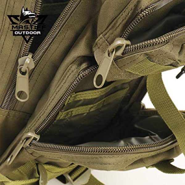 Mastiff Outdoor Tactical Backpack 7 Military Tactical Pack Backpack Army Molle Bug Out Bag Small Rucksack Outdoor Hiking Camping Trekking Hunting