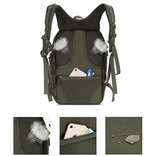 MOSISO Tactical Backpack 4 MOSISO 30L Tactical Backpack, Military Daypack 3 Day Assault Molle Rucksack Bag
