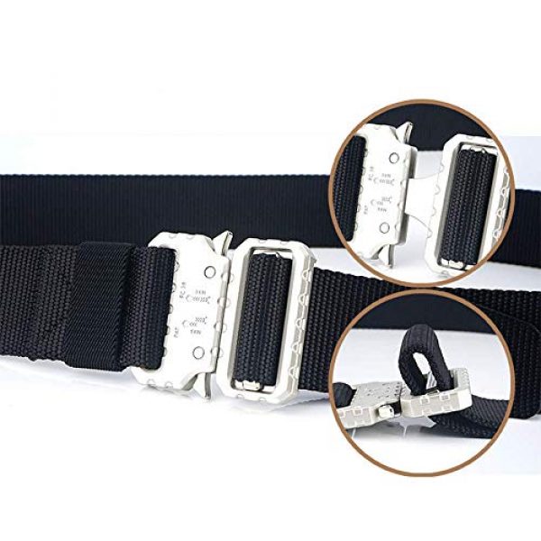 GRULLIN Tactical Belt 3 GRULLIN Tactical Military Heavy Duty Quick-Release Belt Waist Belt