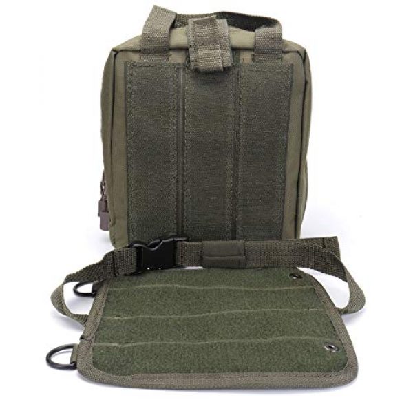 ASEEBY Tactical Pouch 5 ASEEBY First Aid Kit Utility MOLLE Pouch Bag Rip-Away Tactical Bag Compact Accessory Tool Carrier Pocket for Military Advanture Outdoor Camping