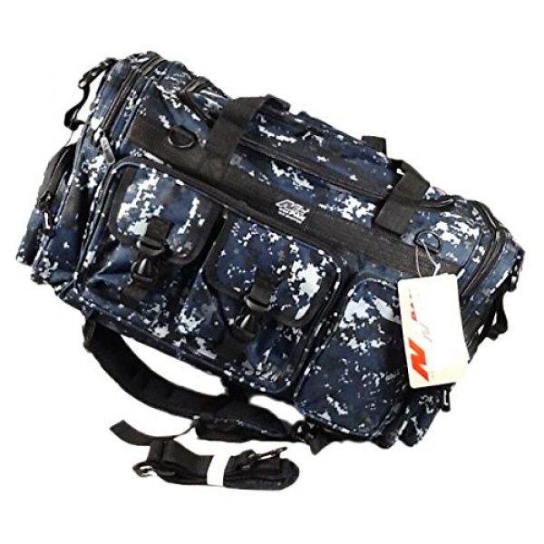 Nexpak Tactical Backpack 1 Nexpak 26" 3800cu.in Tactical Duffel Range Backpack TFBP126 DMBK (Navy Blue) Digital Camouflage